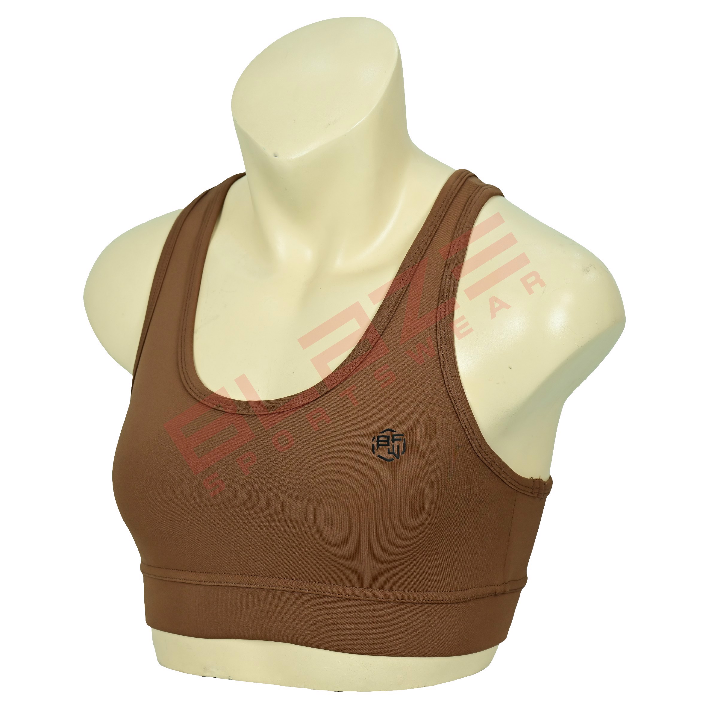 Customizable  Sports Bra Fitness Apparel, Lightweight, Breathable Racerback  - view 4