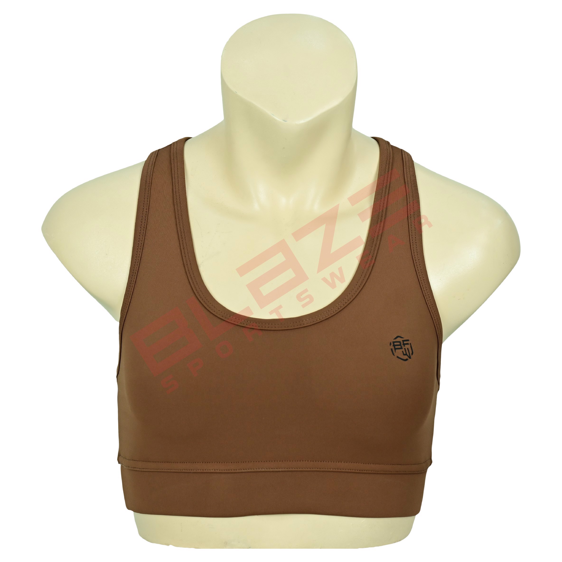 Customizable  Sports Bra Fitness Apparel, Lightweight, Breathable Racerback  - view 5