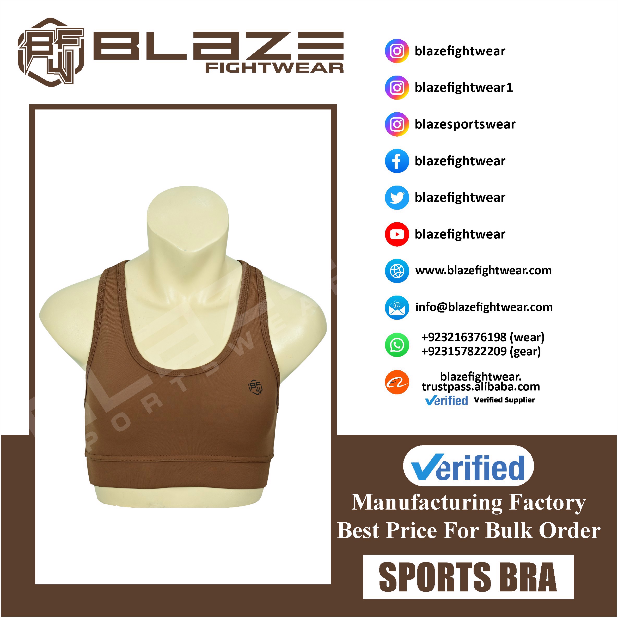 Customizable  Sports Bra Fitness Apparel, Lightweight, Breathable Racerback  - view 8