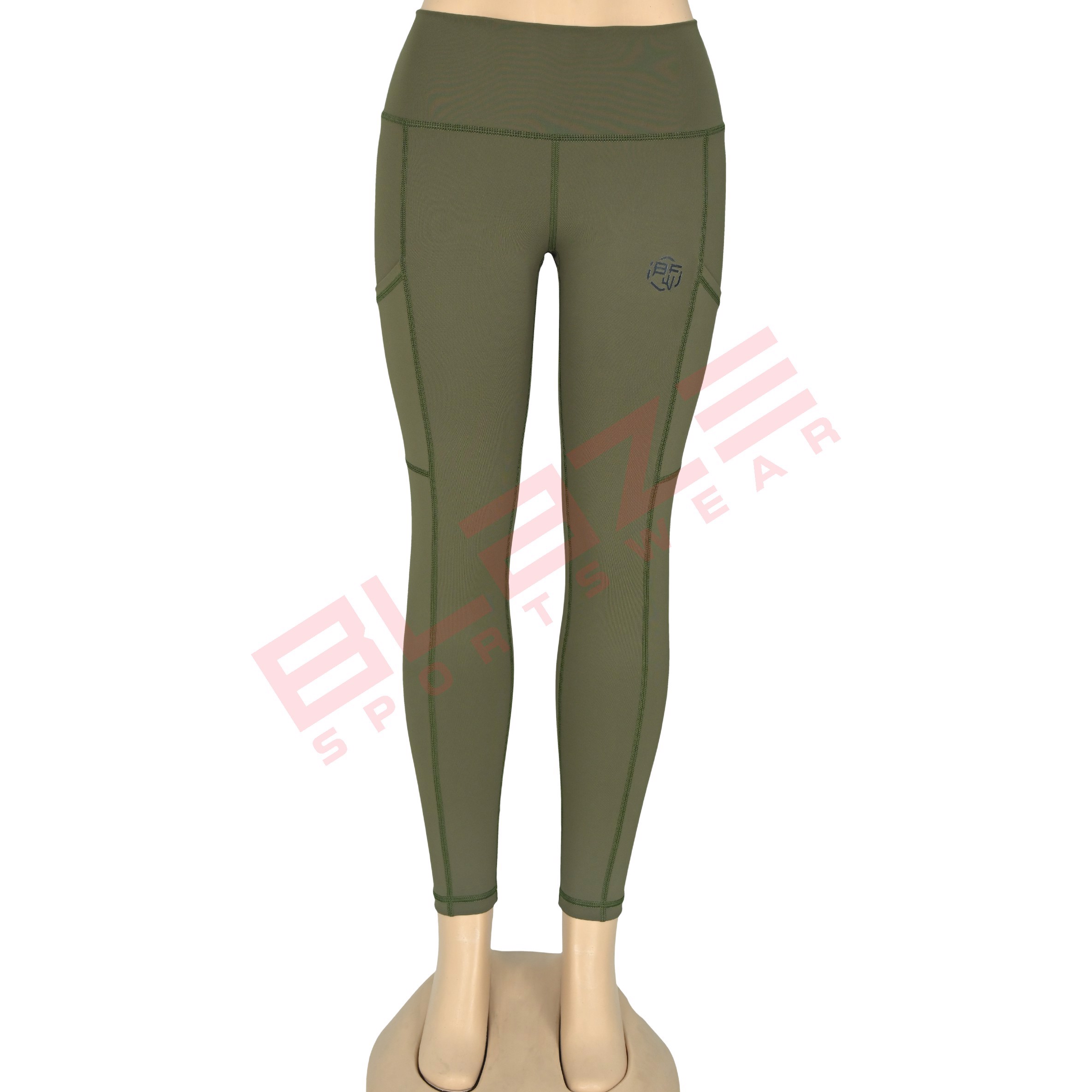 Customize High Waist Workout Sports Yoga pants Breathable Sweat Wicking Leggings  - view 3