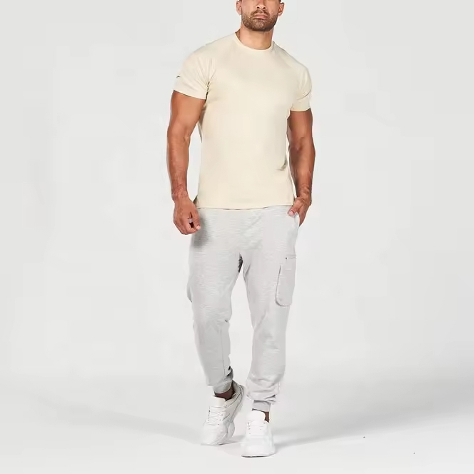 Custom muscle slim fit sports men gym t shirts Custom your own logo t shirt