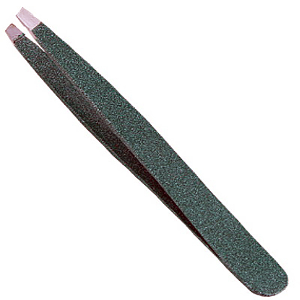 Powder coated slanted tip Tweezer Neon Pink green 1 Count slanted Tip Eyebrow tweezers Face tweezers