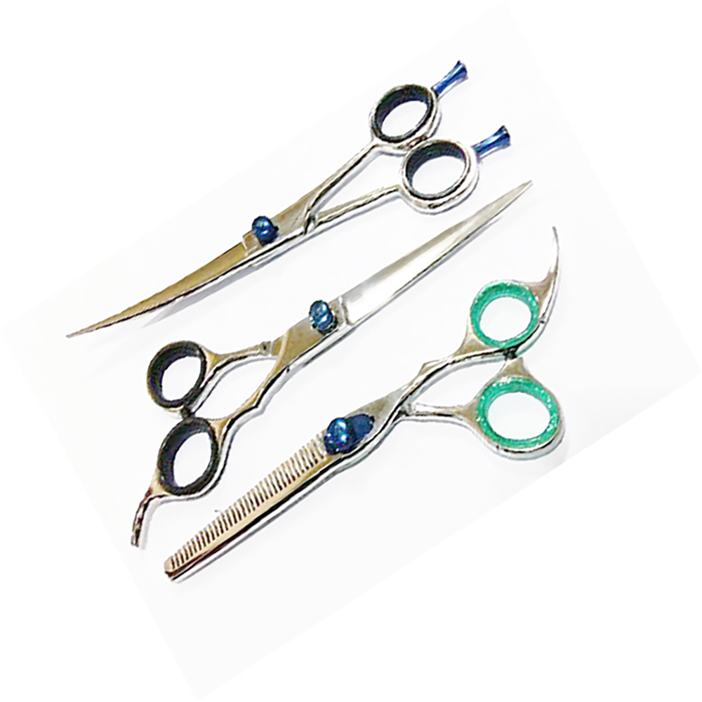 Professional Adjustable Screw Tijeras 6 inch Hair Cutting Thinning Shears Hairdressing Scissors Set