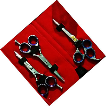 Professional Adjustable Screw Tijeras 6 inch Hair Cutting Thinning Shears Hairdressing Scissors Set