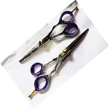 Professional Adjustable Screw Tijeras 6 inch Hair Cutting Thinning Shears Hairdressing Scissors Set