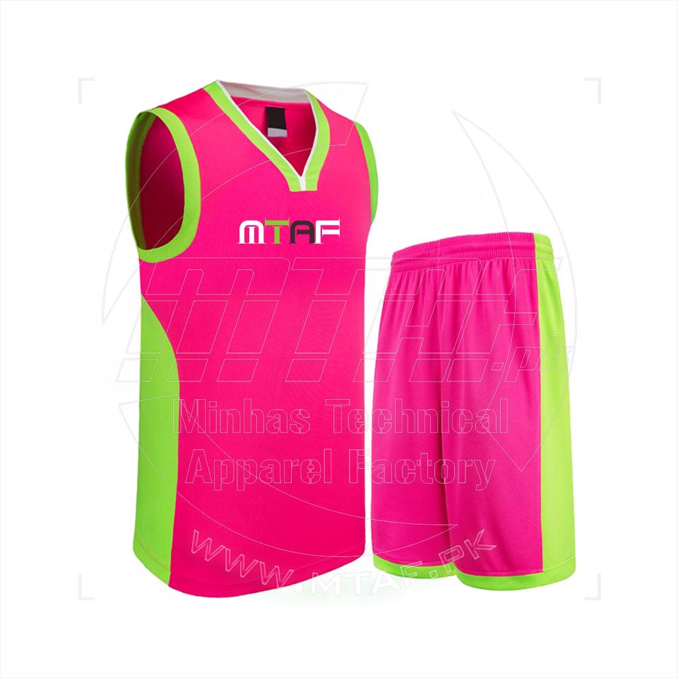 Sublimated Basketball set Micro Mesh Printing basketball Uniform Embroidery Latest Jersey Design