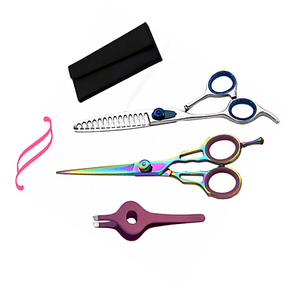  Professional Adjustable Screw Tijeras 6 inch Hair Cutting Thinning Shears Hairdressing Scissors set - view 4