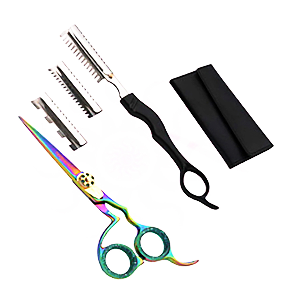  Professional Adjustable Screw Tijeras 6 inch Hair Cutting Thinning Shears Hairdressing Scissors set - view 5