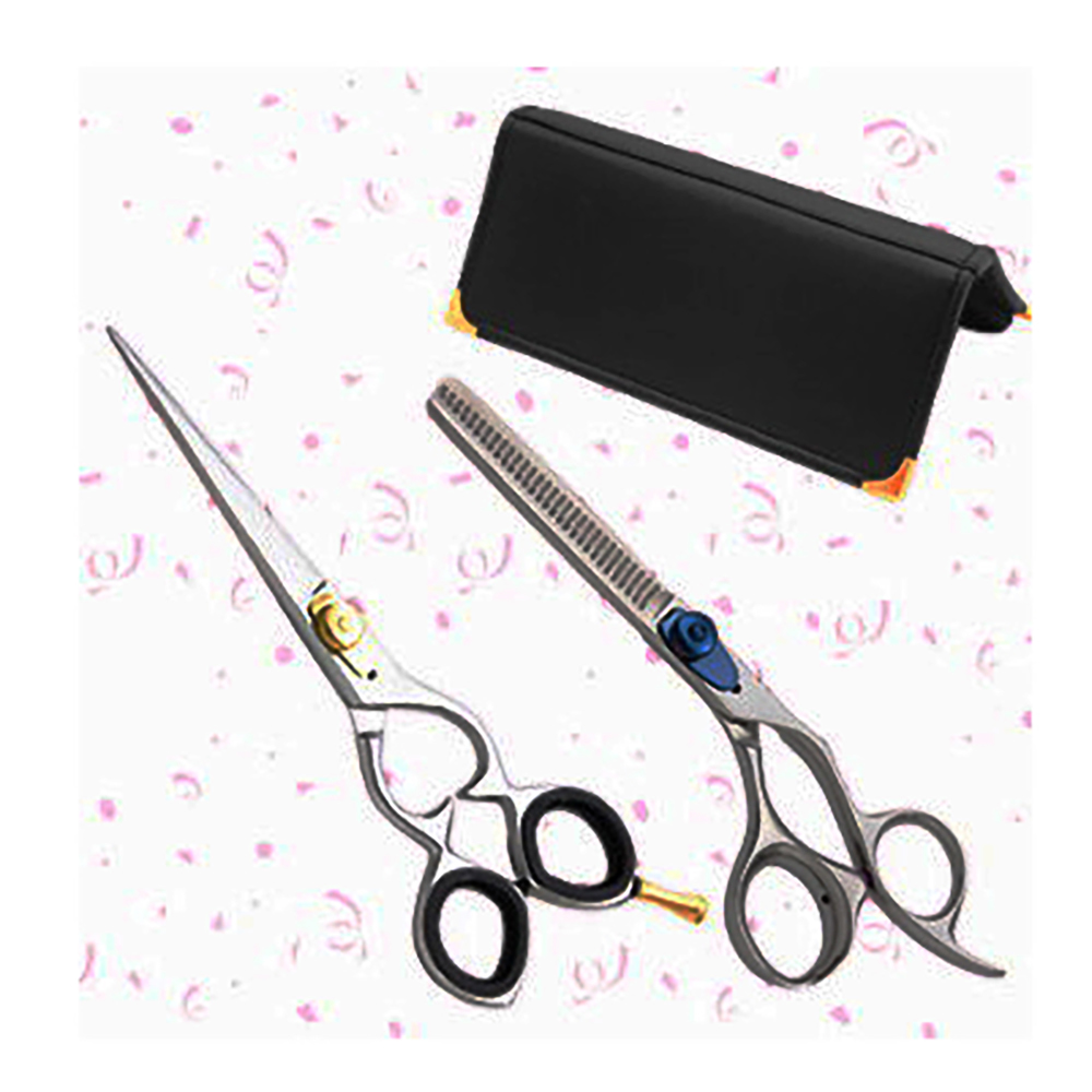  Professional Adjustable Screw Tijeras 6 inch Hair Cutting Thinning Shears Hairdressing Scissors set - view 6