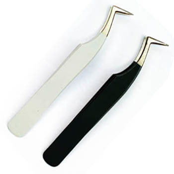  Eyelash tweezers fiber tip tweezer set lash extensions accessories eyelash tools Tweezers 