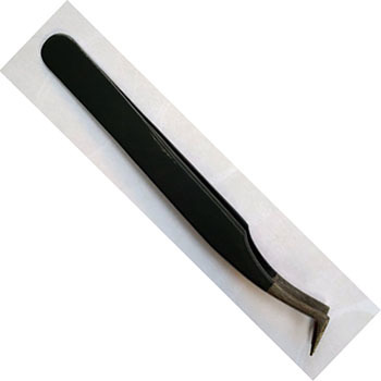  Eyelash tweezers fiber tip tweezer set lash extensions accessories eyelash tools Tweezers  - view 3