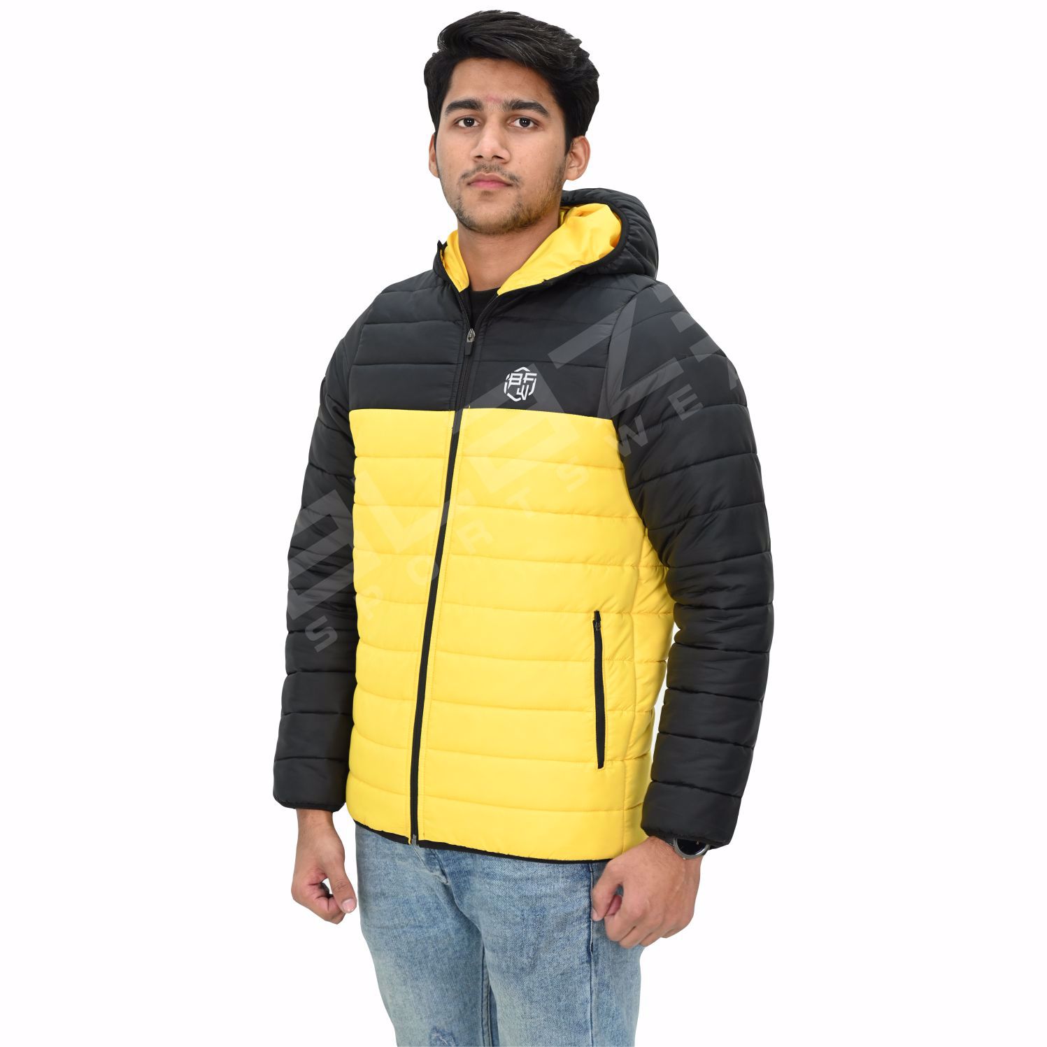 Customize puffer jacket down coat ultra light winter men waterproof breathable shell down filled