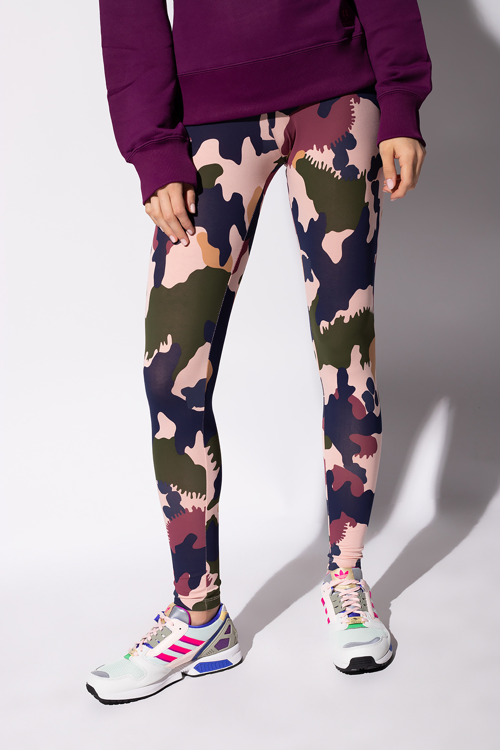 Custom Women Leggings Printed all over - view 2