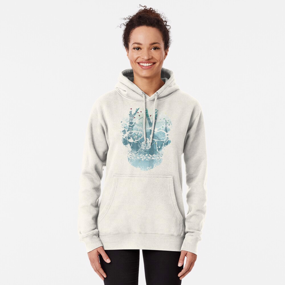 Charming Hoodie Fade Skull Men / Women