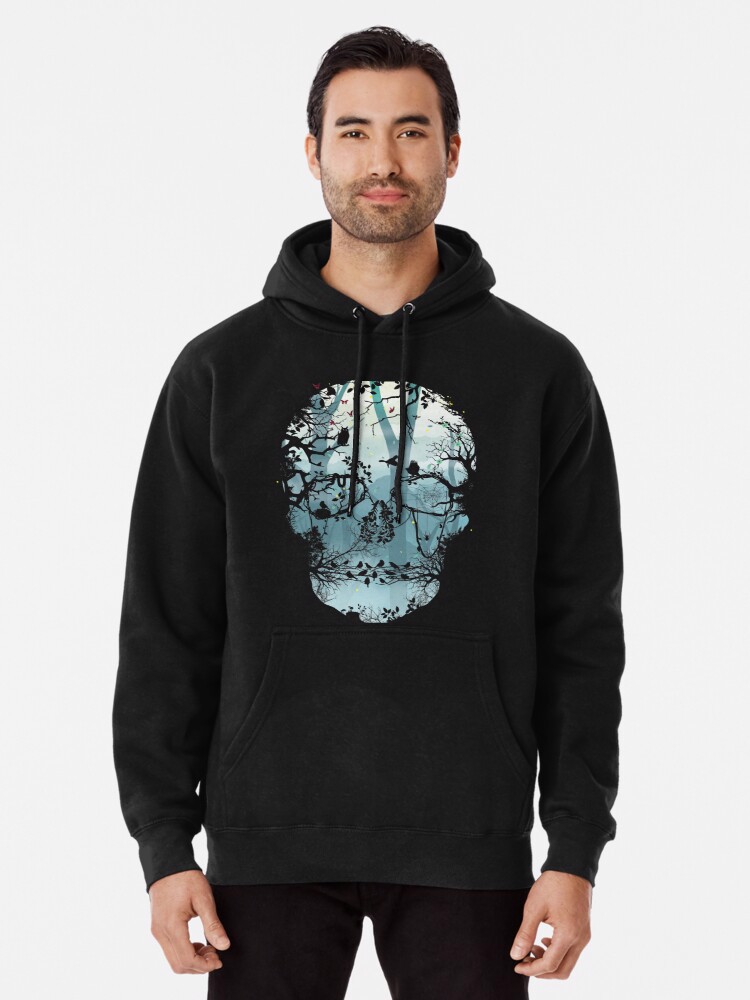 Charming Hoodie Fade Skull Men / Women - view 3
