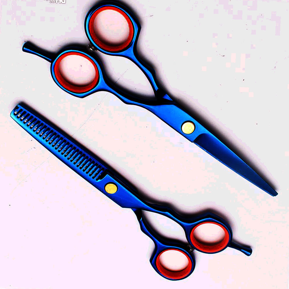  Matching Shear & Thinner Beauty Stainless steel swivel Thumb 360 rotatable ring Fix Finger Rest