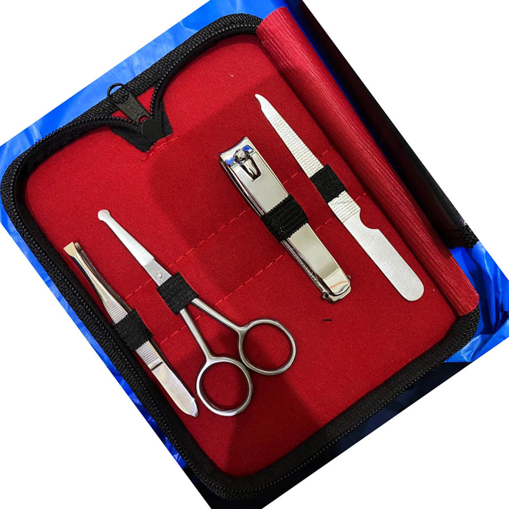 Manicure Set Nail Clippers Pedicure Kit 4 Pieces Stainless Steel Acrylic Nail Kits Nail Care Tools 