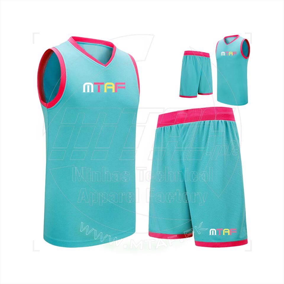 Sublimated Basketball set Micro Mesh Printing basketball Uniform Embroidery Latest Jersey Design - view 3