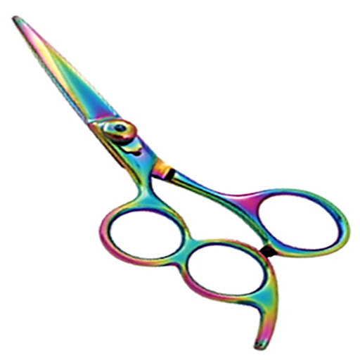   Left Thumb Matching Shear & Thinner Beauty Stainless steel swivel Thumb 360 rotatable ring 
