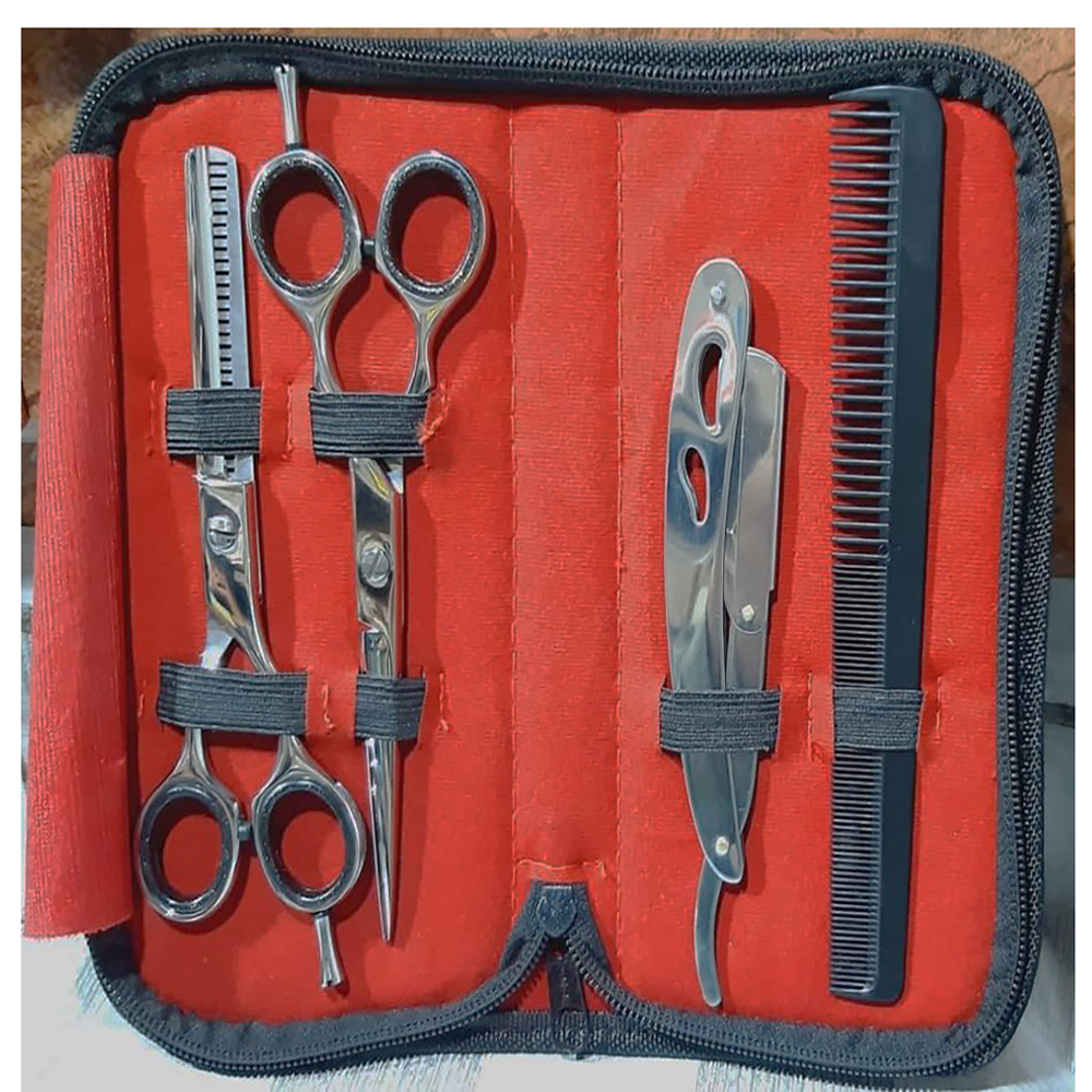 Full Polish Right hand Professional Shear Matt Black Powder coated hairdressers shear scissors