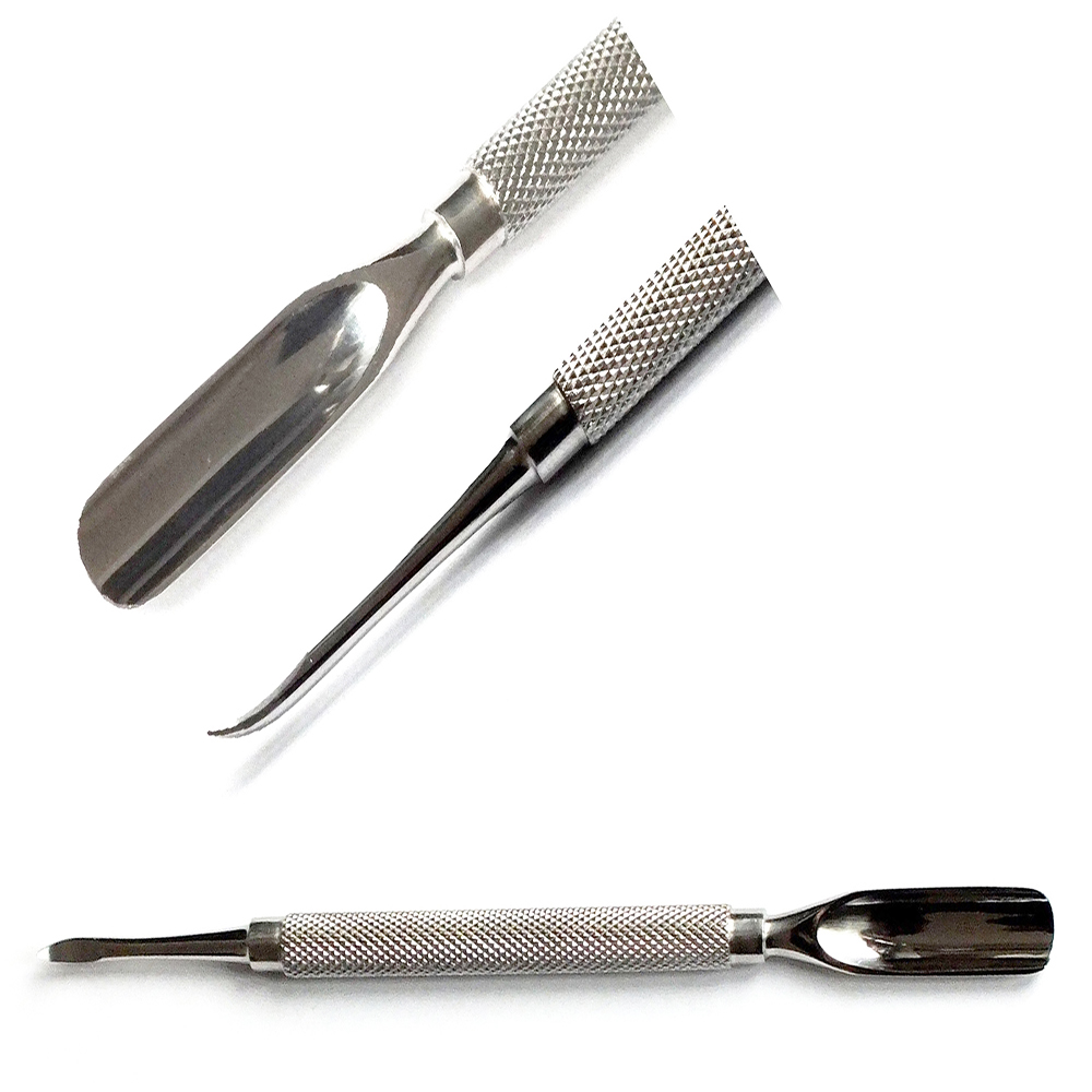 Cuticle Nail Pusher Nail Polish Remove Nail Cuticle Pusher Stainless Steel Double End Cuticle Pusher