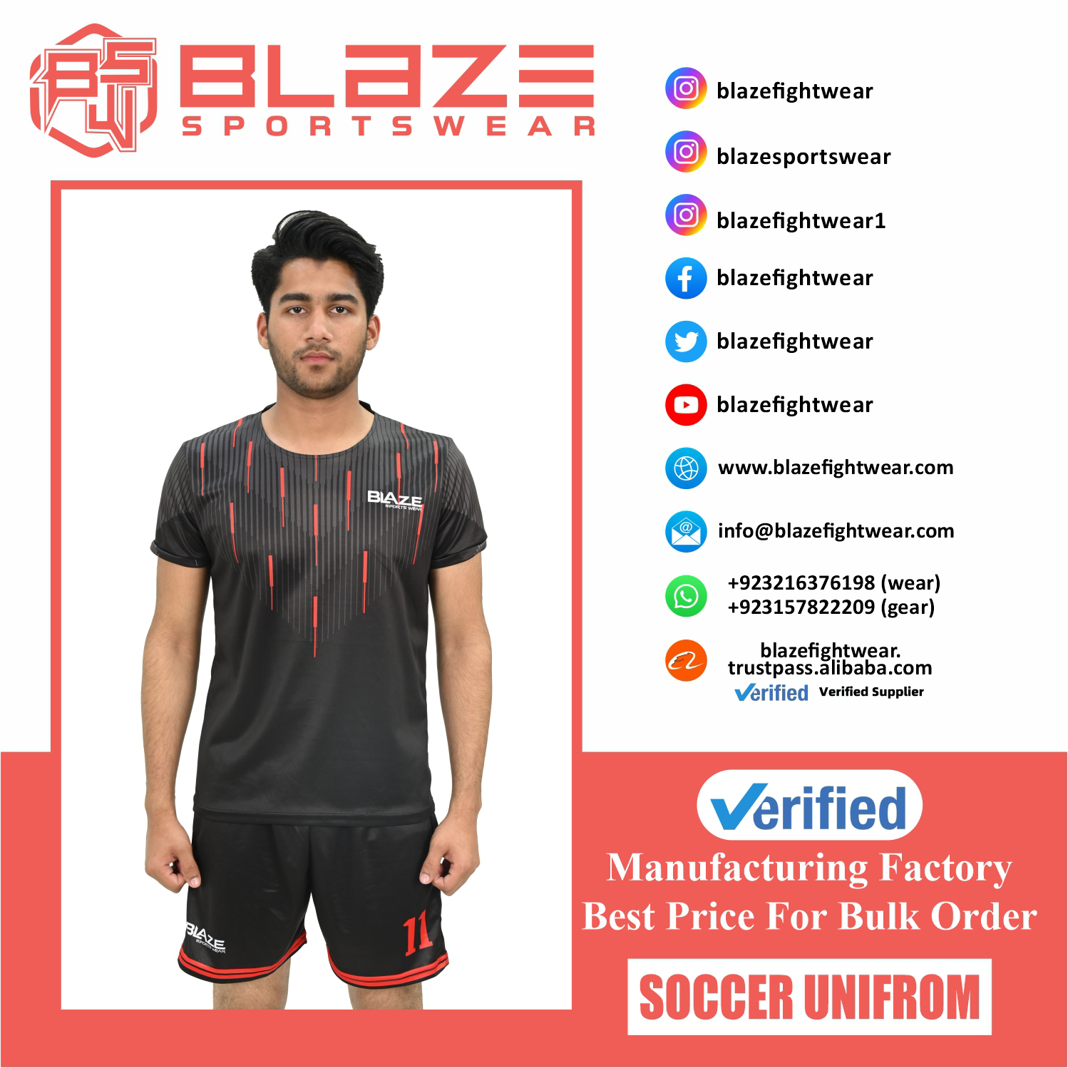  Soccer Uniform Club Kit Quality Breathable Sublimation Football Jersey Soccer Wear for unisex - view 6