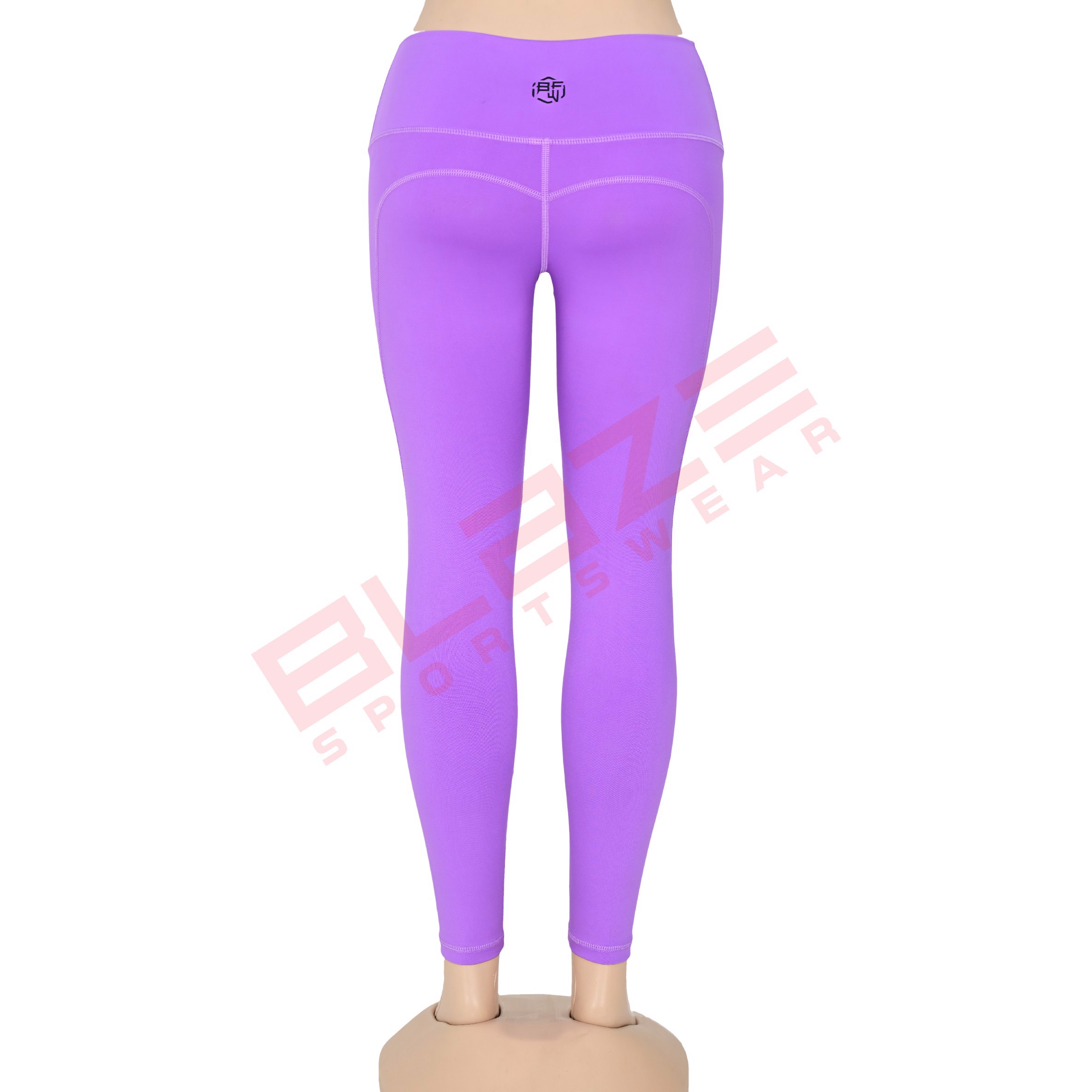 customizable, high-waisted yoga pant breathable sweat-wicking leggings in plus sizeS comfortable fit - view 4