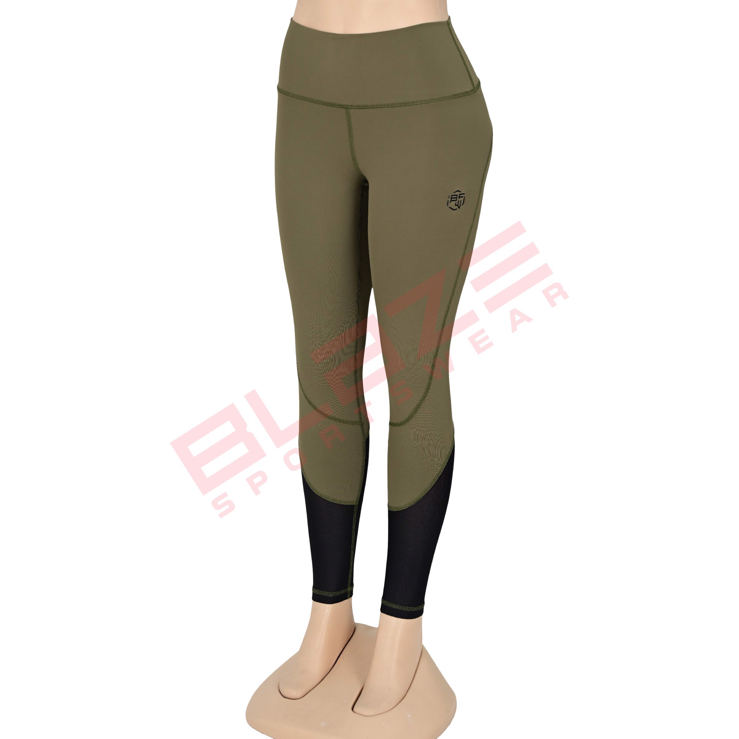 Customizable High Waist Sports Yoga pants Breathable Sweat Wicking Leggings 