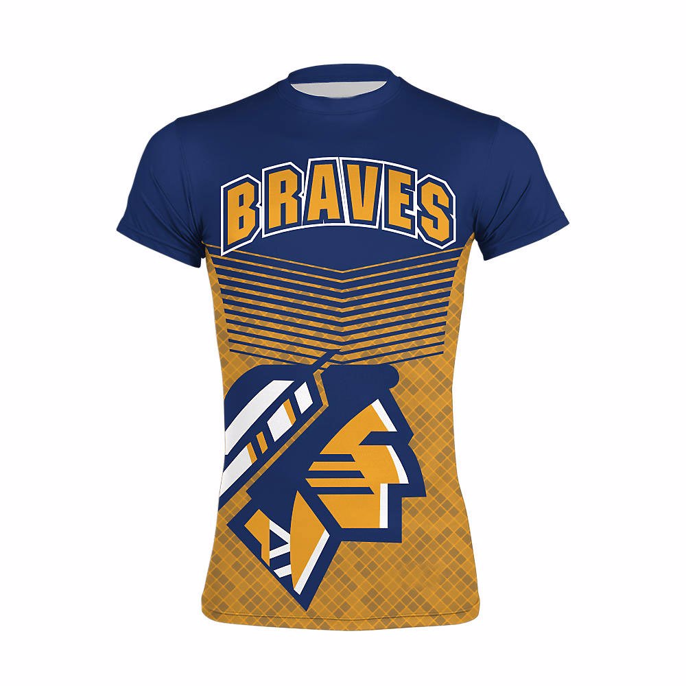 Wrestling T Shirts Braves WTS-03