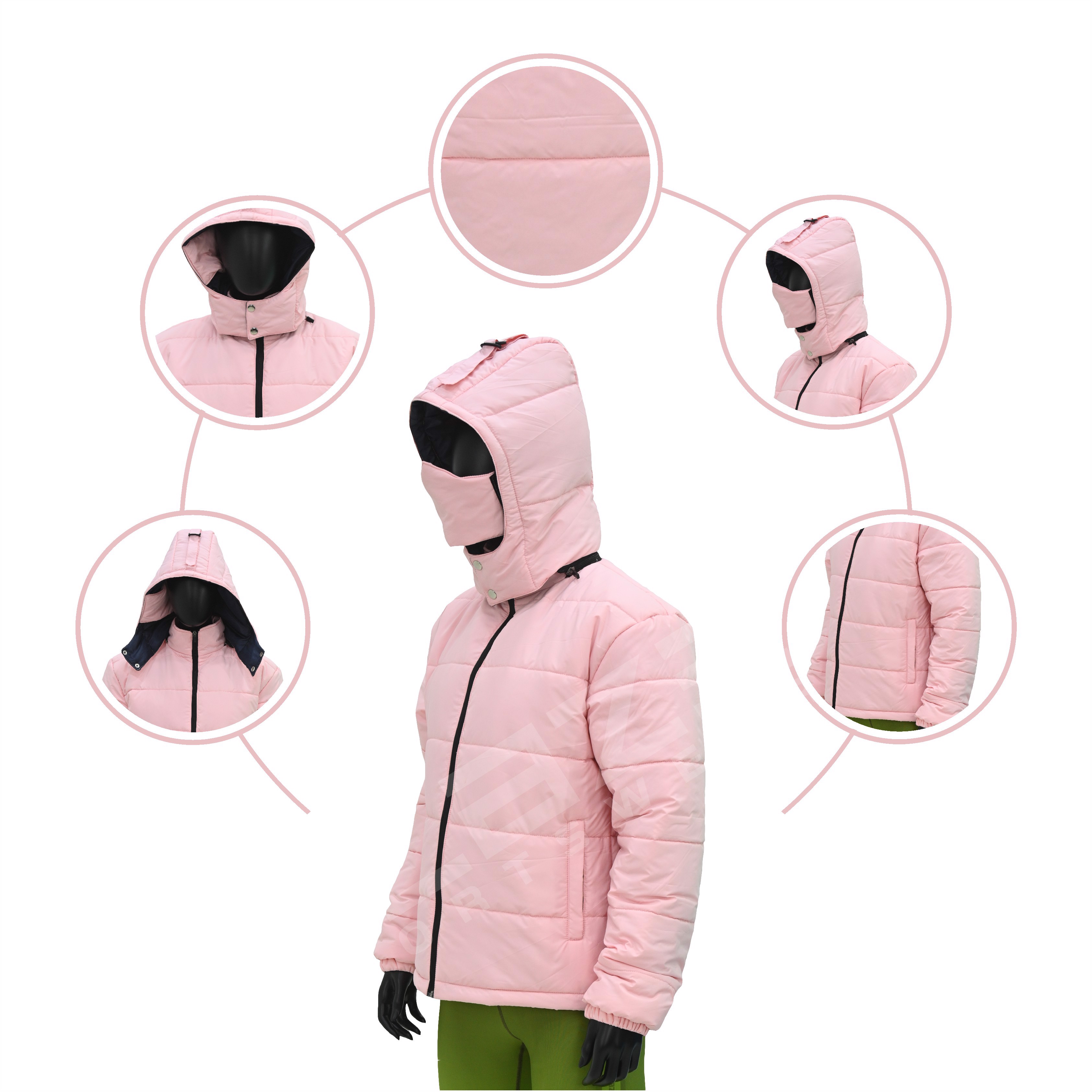 Customize puffer jacket down coat ultra light winter men waterproof breathable shell down filled - view 5