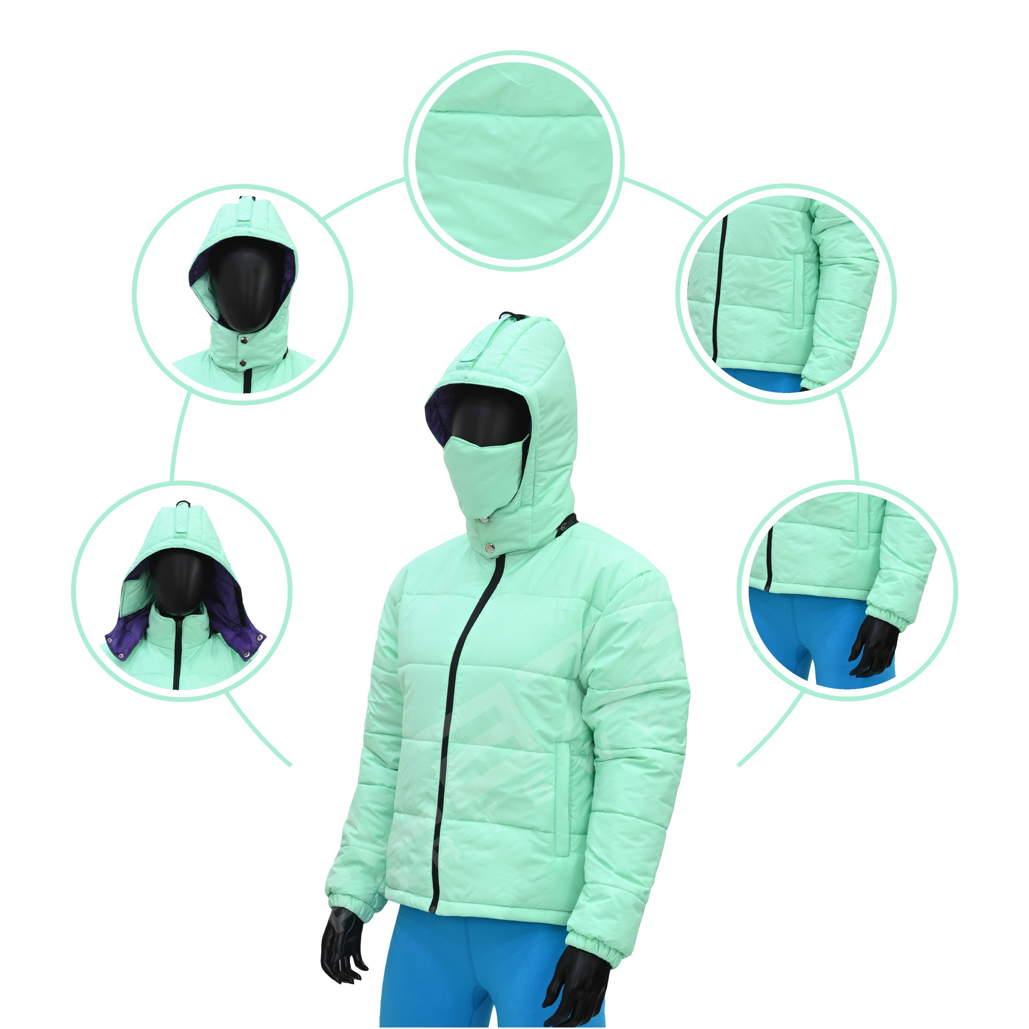 Customize puffer jacket down coat ultra light winter men waterproof breathable shell down filled - view 6