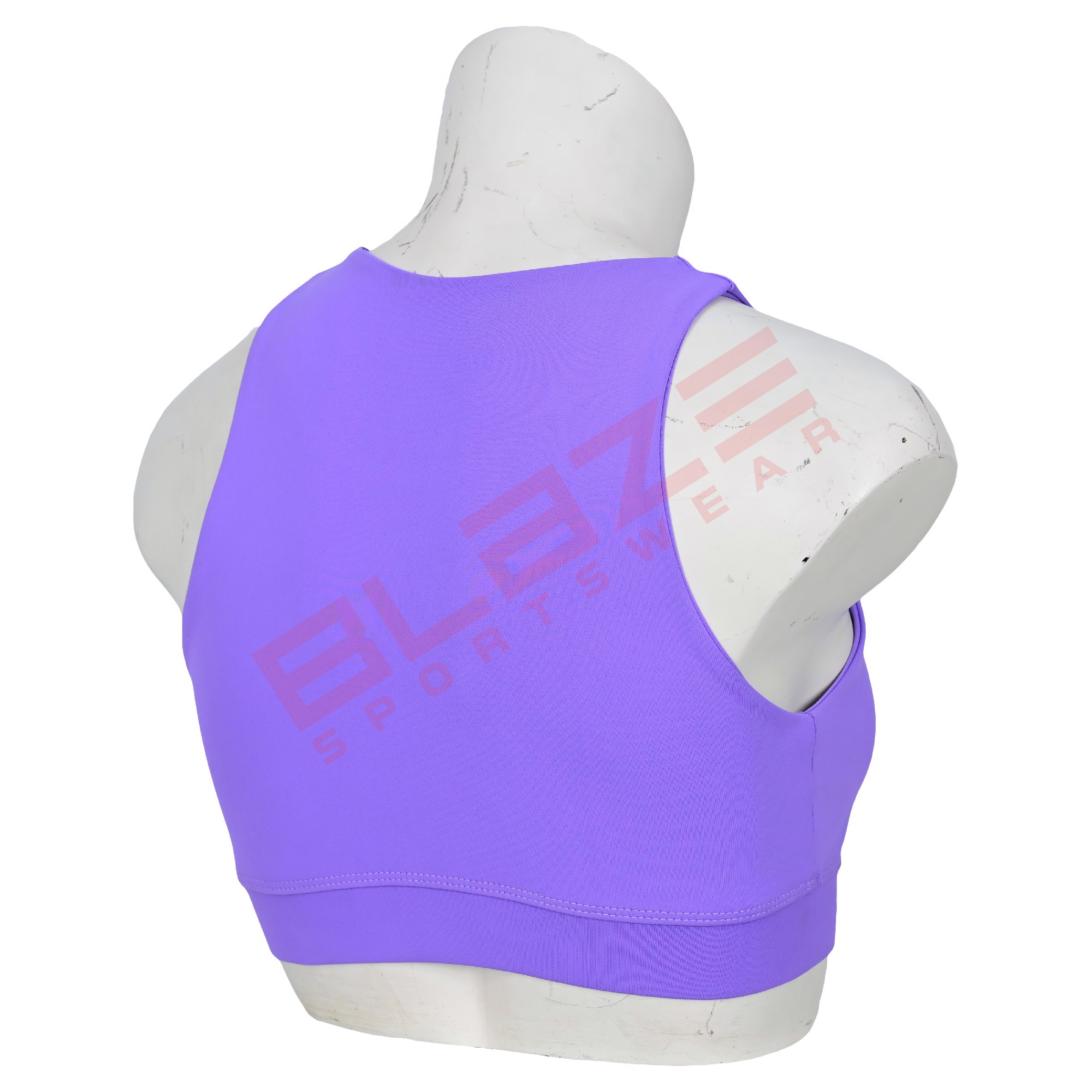 Personalized sports bra workout fitness wear racer back sports bra light weight  - view 2