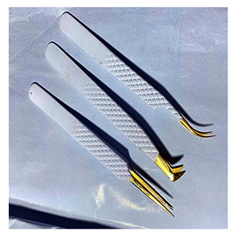 Bend nose Beauty Eyelash Tweezers Makeup Eye Lash Tweezers Extension Tools False Eyelashes Tweezers