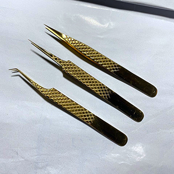 Bend nose Beauty Eyelash Tweezers Makeup Eye Lash Tweezers Extension Tools False Eyelashes Tweezers