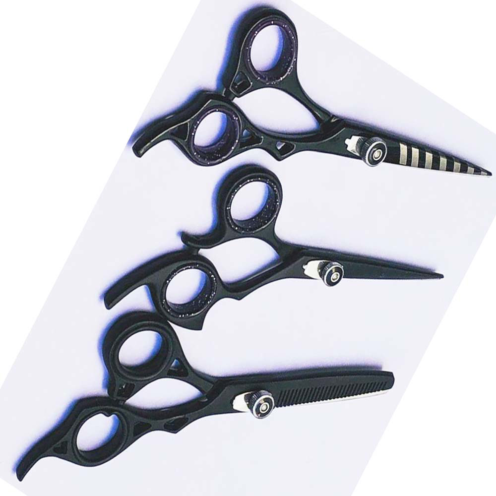 Professional Adjustable Screw Tijeras 6 inch Hair Cutting Thinning Shears Hairdressing Scissors Set