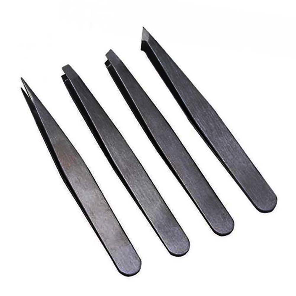 Eyelash tweezers fiber tip tweezer set lash extensions accessories eyelash tools tweezers 