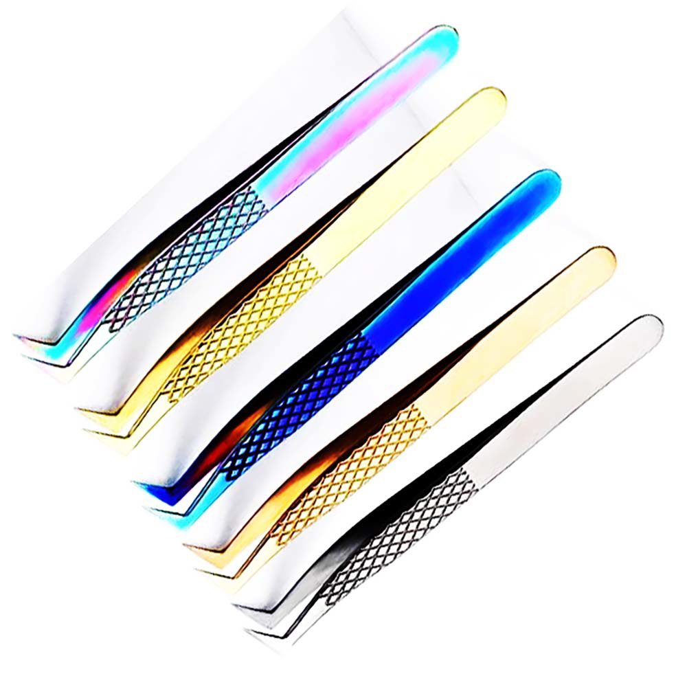 Fancy Design Beautiful Girls Printed Tweezers Barbie Eyelash Tweezer Makeup Eye Lashes Tweezer 
