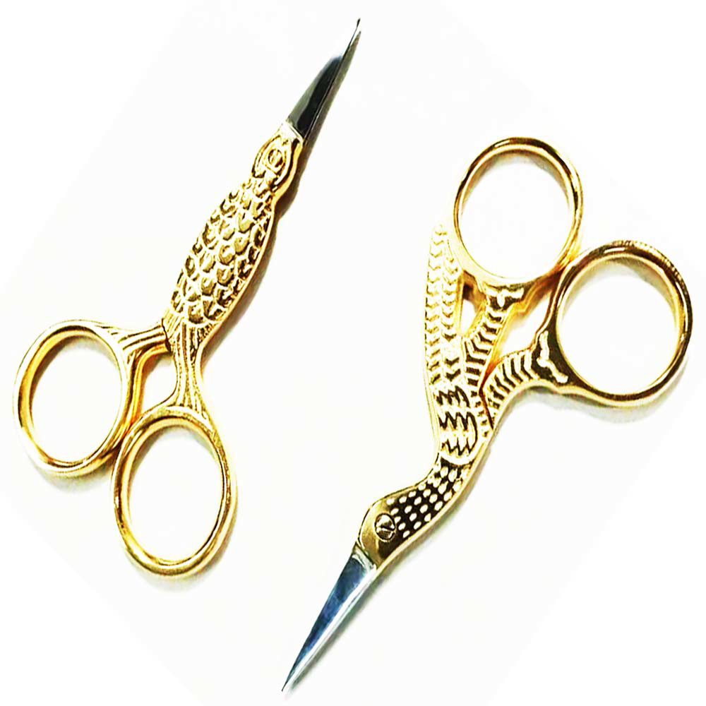 Matt Polish Sharp Blades Top Quality Fish Pattern Cuticle Nail Scissors  Eyebrow Scissors 