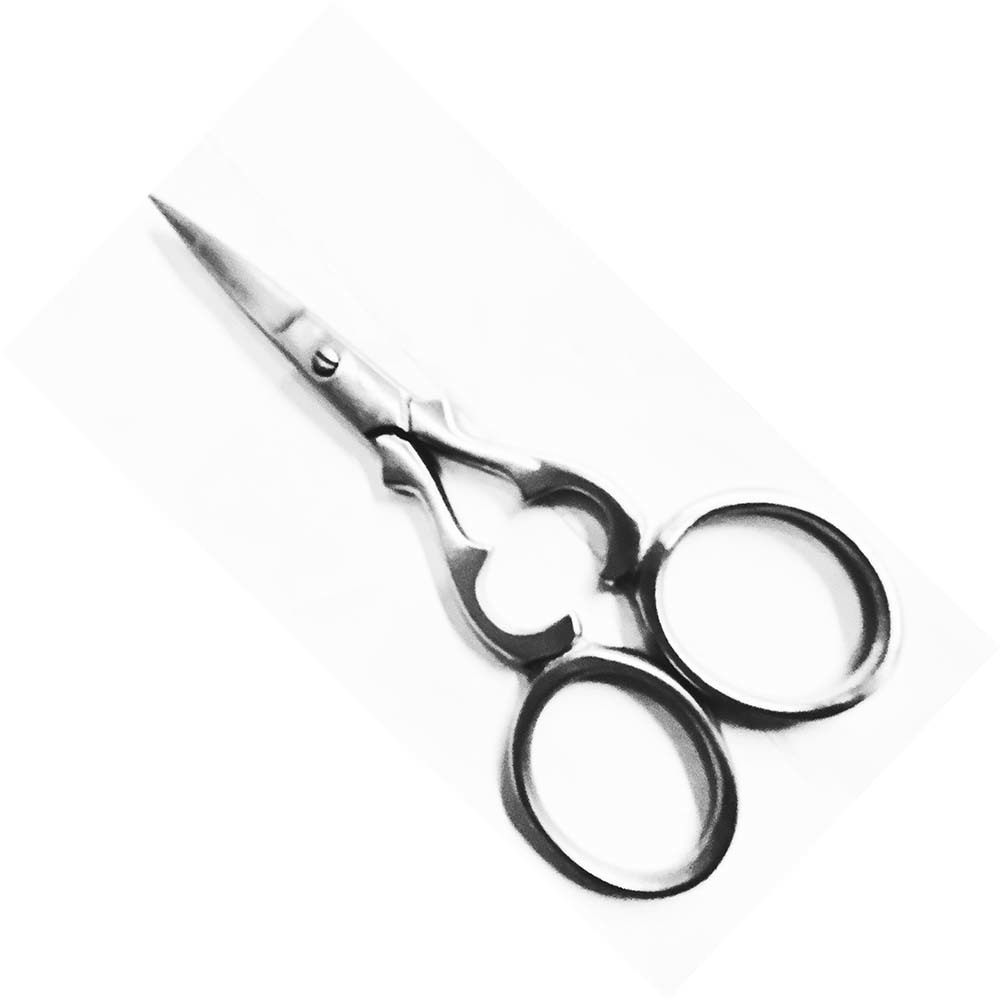 Manicure Scissors shaped scissors small scissors Golden  engraved handle cuticle nail scissors