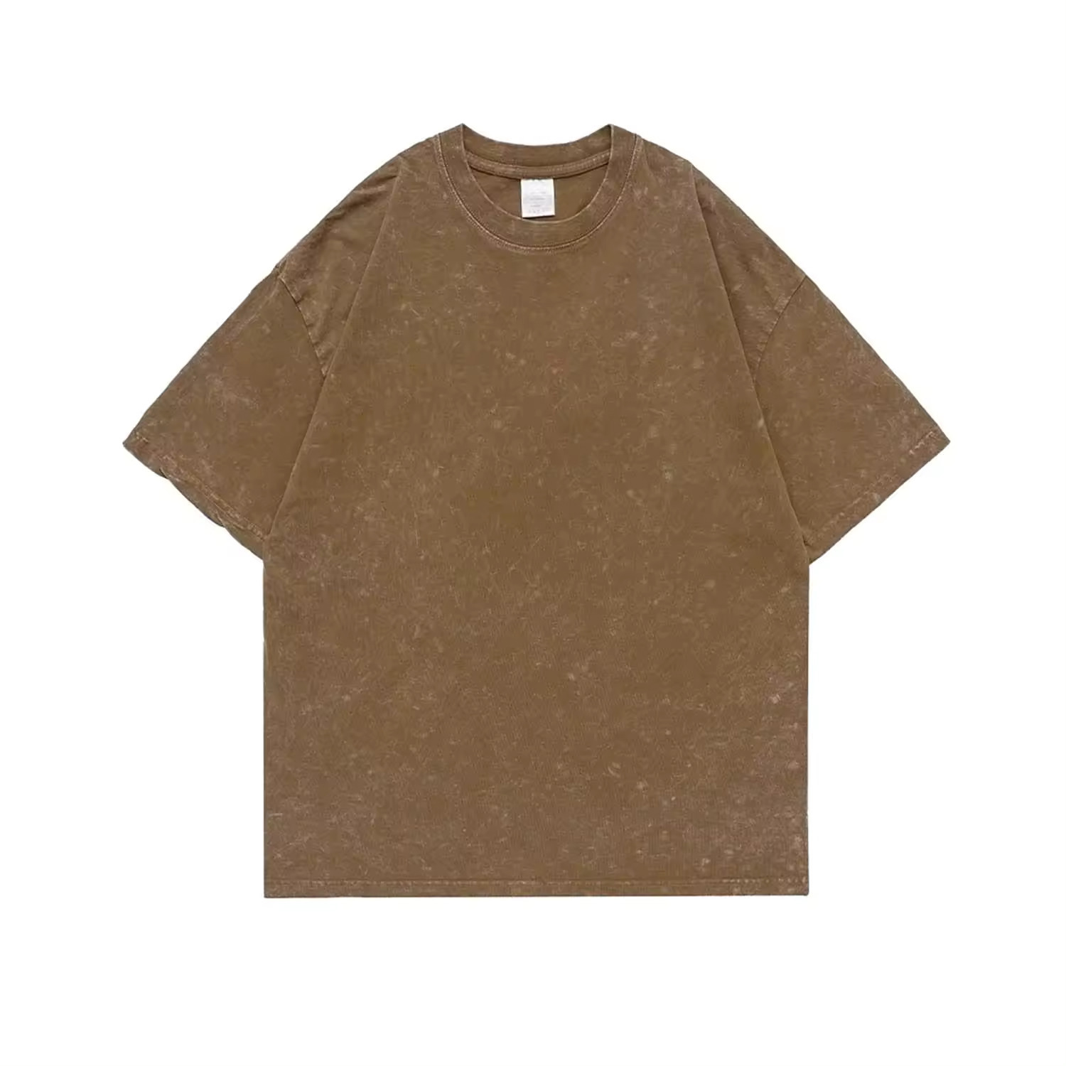 Baggy & Bleached Acid Wash T-Shirt with Dropped Shoulders (Adult, Free Size) - view 9