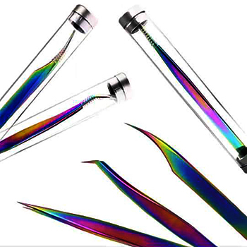 Eyebrow Tweezers set lash extensions accessories eyelash tools Tweezers Eyebrow Applicators set - view 4