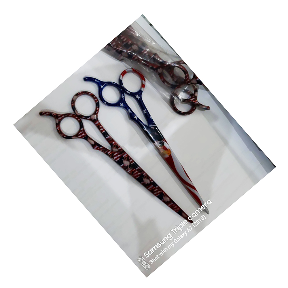 Stainless steel Rose Gold Dog Grooming Scissors Set Curved Chunkier Thinning Pet Scissors for pets