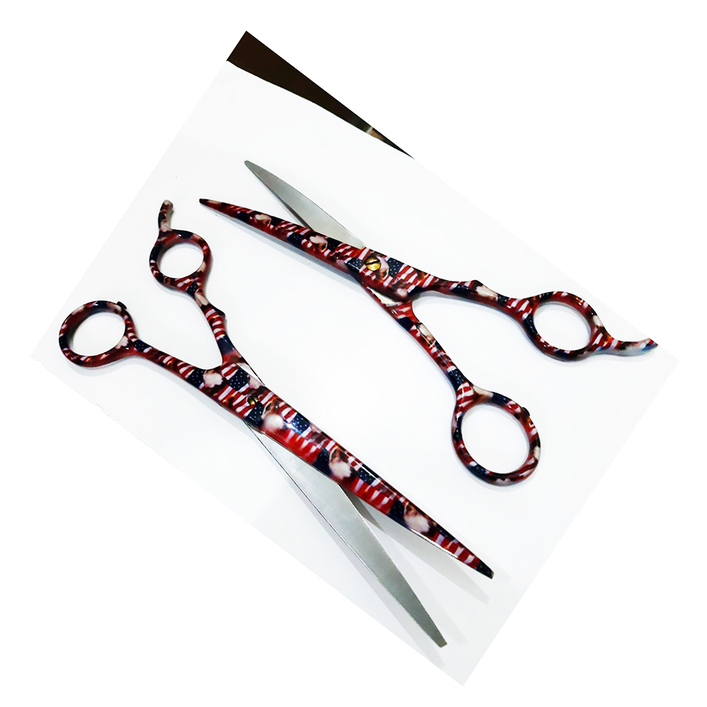 Stainless steel Rose Gold Dog Grooming Scissors Set Curved Chunkier Thinning Pet Scissors for pets - view 4