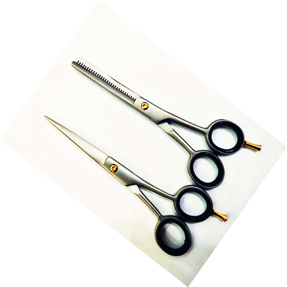 Stainless steel Rose Gold Dog Grooming Scissors Set Curved Chunkier Thinning Pet Scissors for pets - view 2