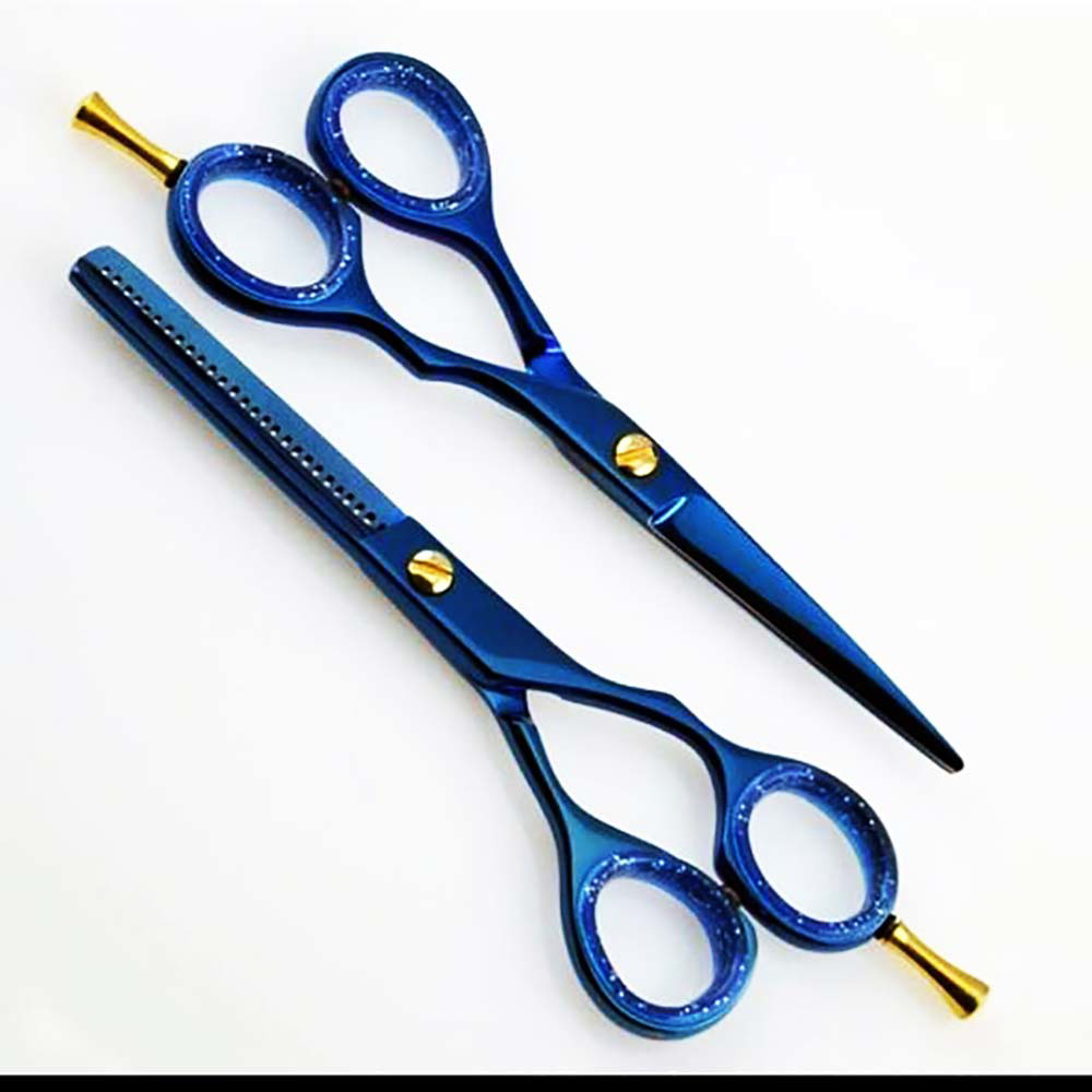 Stainless steel Rose Gold Dog Grooming Scissors Set Curved Chunkier Thinning Pet Scissors for pets - view 7