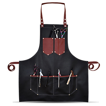Barber Apron hairdressers barbers to protect their clothing from hair splinters spills hair Jacket - view 3