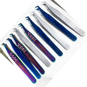 Eyebrow Tweezers set lash extensions accessories eyelash tools Tweezers Eyebrow Applicators kit - view 7