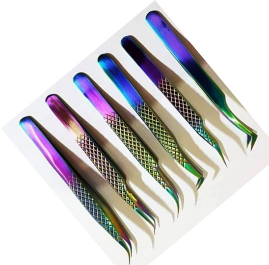 Eyebrow Tweezers set lash extensions accessories eyelash tools Tweezers Eyebrow Applicators kit - view 8