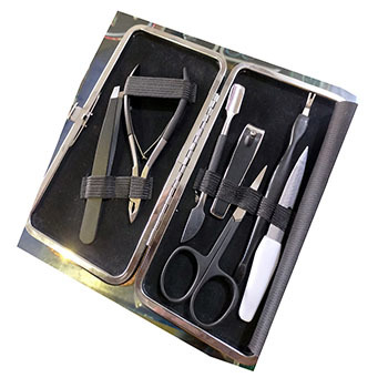 Manicure Set Nail Clippers Pedicure Kit 4 Pieces Stainless Steel Acrylic Nail Kits Nail Care Tools  - view 6