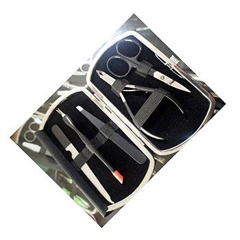 Manicure Set Nail Clippers Pedicure Kit 4 Pieces Stainless Steel Acrylic Nail Kits Nail Care Tools  - view 3